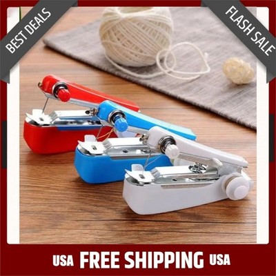Handheld Mini Sewing Machine Portable Manual Stitch Tool for Travel & Home