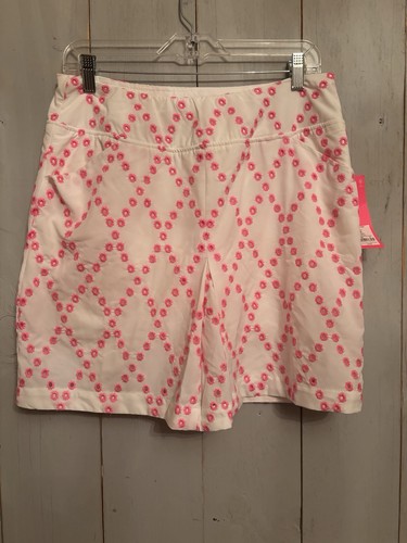 NWOT womens Lilly Pulitzer Monica Skort Skirt 8 Luxletic Sport Lined Mini - 第 1/6 張圖片