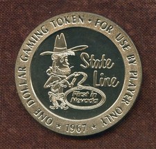 1, $1.00 Stateline Casino.  Wendover, NV.