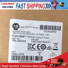 Sealed AB 5094-OF8 Flex 5000 I/O Analog 8 Output Module 5094OF8 NEW US Free Tax