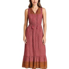 Anthropologie OTHILIA Amalia Boho Print Sleeveless Midi Dress. Size 0