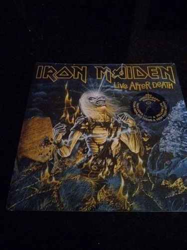 IRON MAIDEN Life After Death SEALED 2LP Walmart Exclusive Yellow/Blue Vinyl