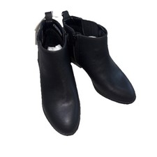Old Navy Size 2 Big Girls Ankle Boots Black NWT NEW