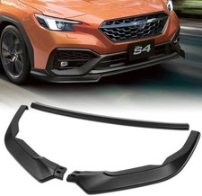 Front Bumper Spoiler Lip for 2022-2023 Subaru WRX ST-Style Matt Black
