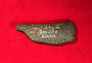 RARE CIVIL WAR 4 1/2" SHRAPNEL FOUND ANTIETAM / SUNKEN RD / BLOODY LANE