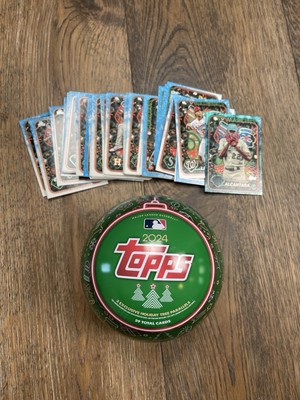 2024 Topps MLB Christmas Ball Tin Opened Read Description