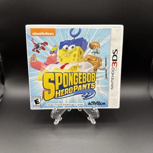 SpongeBob HeroPants (Nintendo 3DS, 2015) - Tested Works