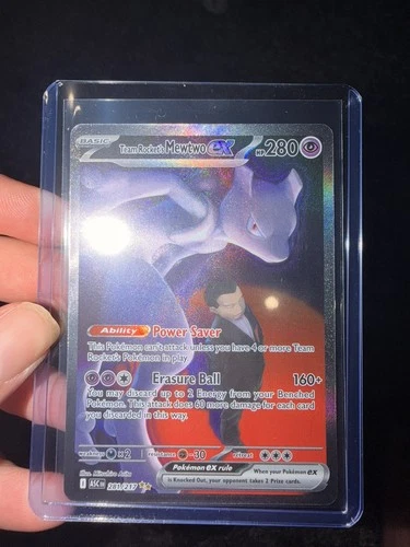 Team Rocket's Mewtwo EX 281 HP SIR  AH Pack Fresh 🔥 (PSA 10?)
