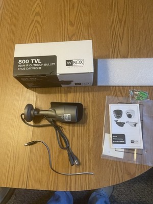 W Box Technologies 800 TVL Camera IR 960H Outdoor Bullet True Day/Night