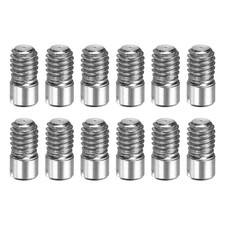 12 Pcs M4x8mm Slotted Cylindrical Pins External Thread Locating Parallel Pins