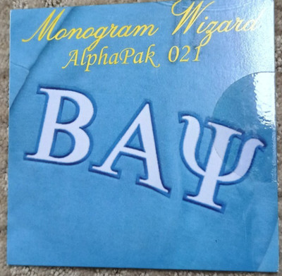 MONOGRAM WIZARD   ALPHA PAK 021 | NEW