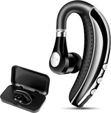 Bluetooth Headset V5.0 Wireless Bluetooth Earpiece with Noise Canceling Mic f...