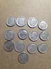 Roosevelt Dimes Silver 90% Silver 13 Total Silver Coins