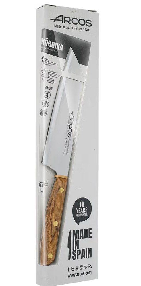 New ARCOS Santoku Knife 7 Inch Stainless Steel  Kitchen Knife Ovenkol
