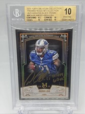 2015 Topps Museum Collection 1/1 Ameer Abdullah Rookie Card Auto 10 BGS 10. rookie card picture