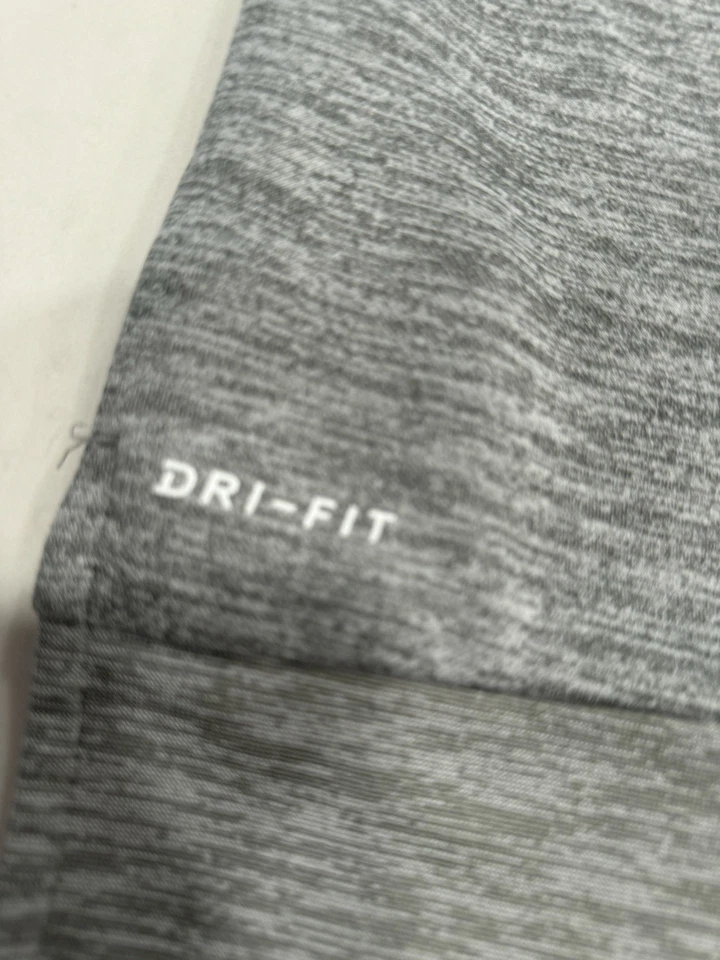 Girls Nike Dri Fit Hoodie; Gray W/pink/purple Swosh, Size 4/XS - Image 4 of 4