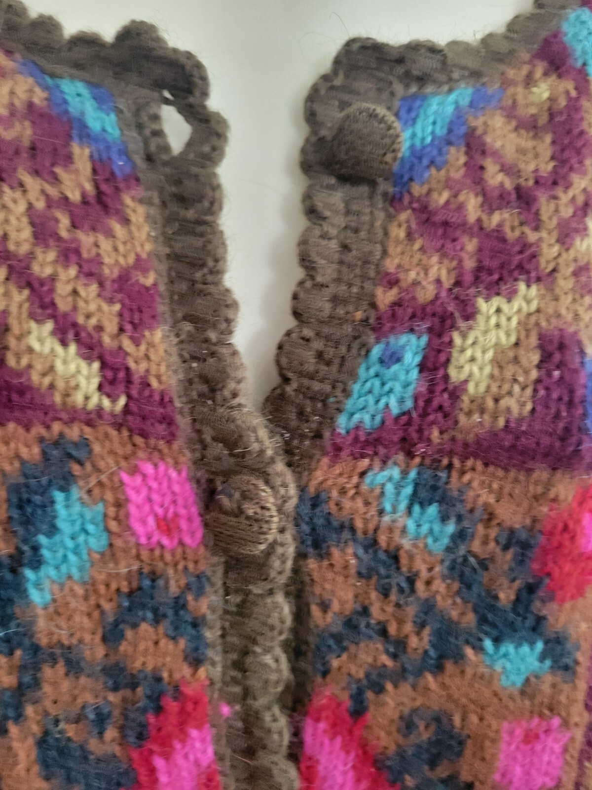 Peruvian Connection art hand knit cardigan sweate… - image 4