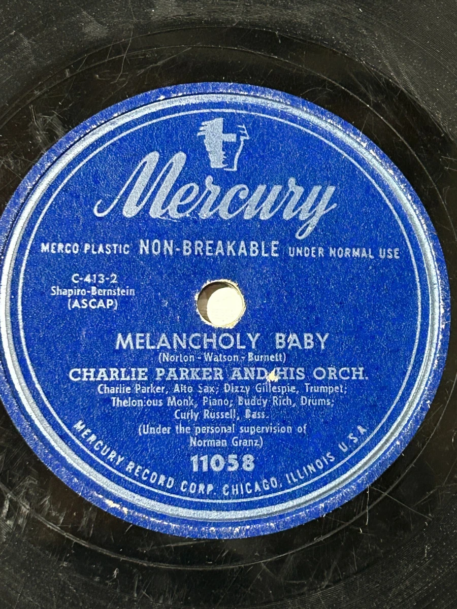 Las mejores ofertas en Charlie Parker discos de vinilo single 78