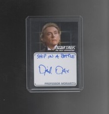 Star Trek TNG Archives & Inscriptions Daniel Davis autograph 