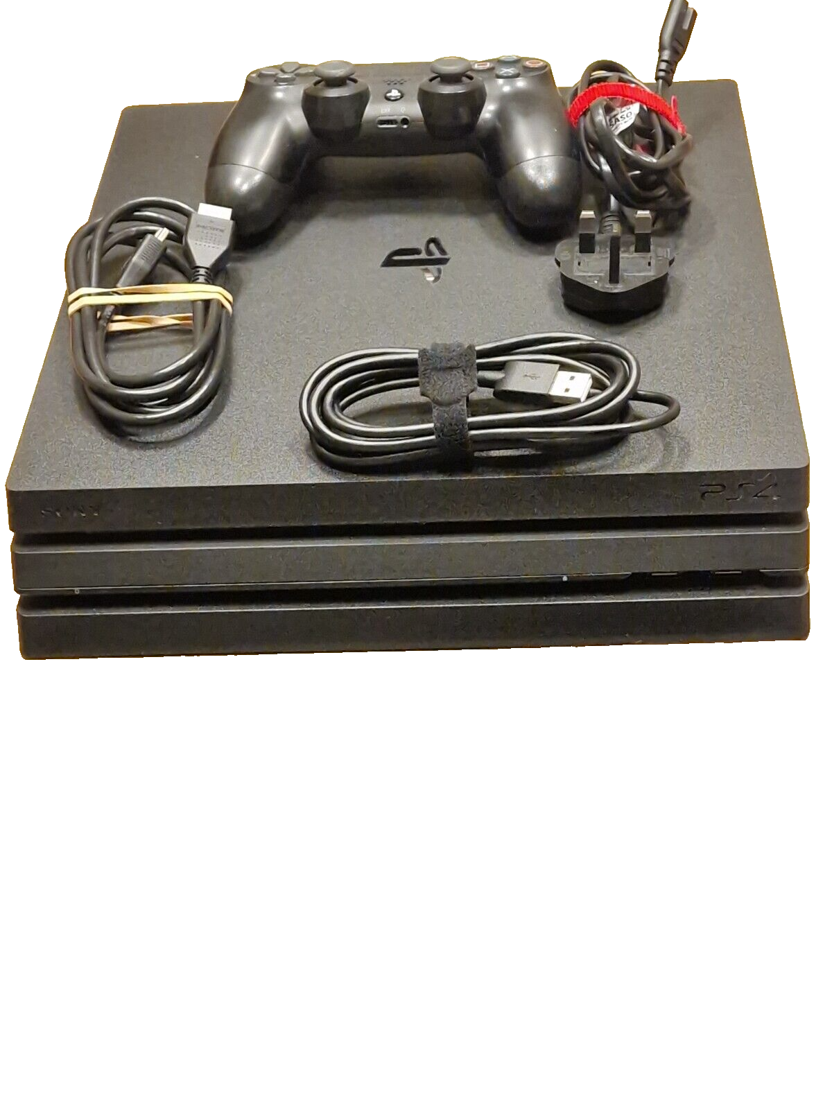 Sony PS4 PRO 1TB Console Black + Dual Shock Controller + all Leads 711719773313 eBay