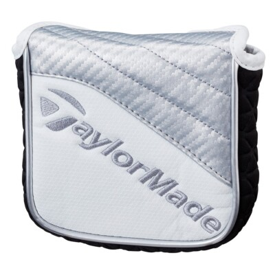 #ad #ad Tayler Made Golf TM23 Austech Putter Cover Mallet White Silver N9483401 $133.47