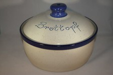 Brottopf rund 30 cm Arktis ohne Henkel, Steinzeug Westerwald