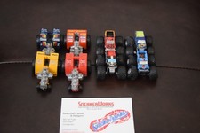Vintage Galoob Micro Machines Tuff Trax Monster Truck Tractor Pullers Lot Of 8