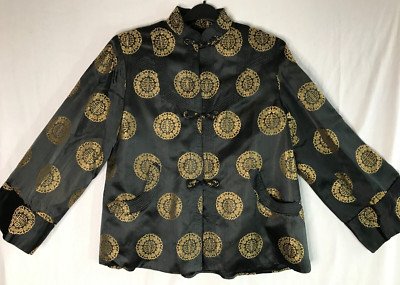 VINTAGE TRADITIONAL LONG SLEEVE SAMPO CHANGSHAN CHINESE JACKET 42'' CHEST