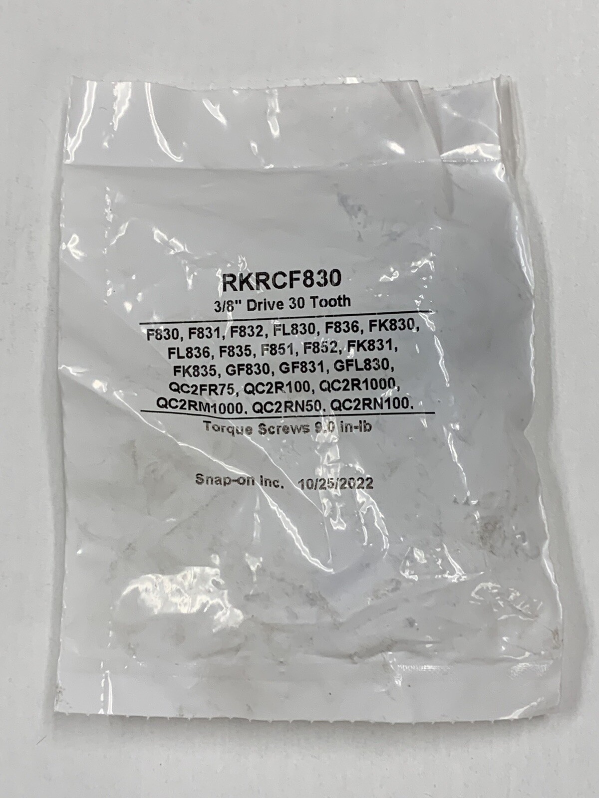 SNAP ON 3 8 RATCHET REPAIR KIT