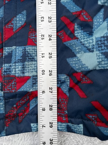 Columbia Jacket Boys Extra Large Blue Red Southwest Pattern Full Zip Insulation - Picture 12 of 16