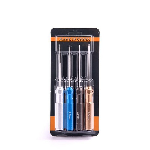 Hex Screwdriver 4 in 1 Tool Kit for 1/10 RC Crawler 1/14 Radio Control Truck Car - Picture 2 of 5