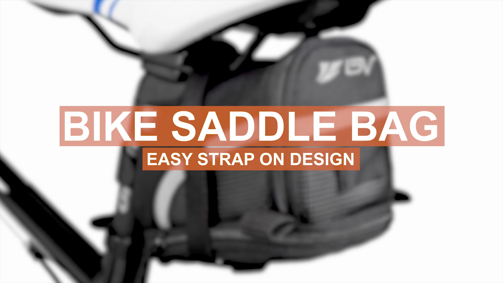 BV Bike Rear Saddle Bag Expandable Bicycle Under Seat Bag Storage Tail