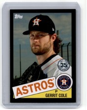 2020 Topps 1985 35th Anniversary Black Gerrit Cole 112/299 Houston Astros #85-46