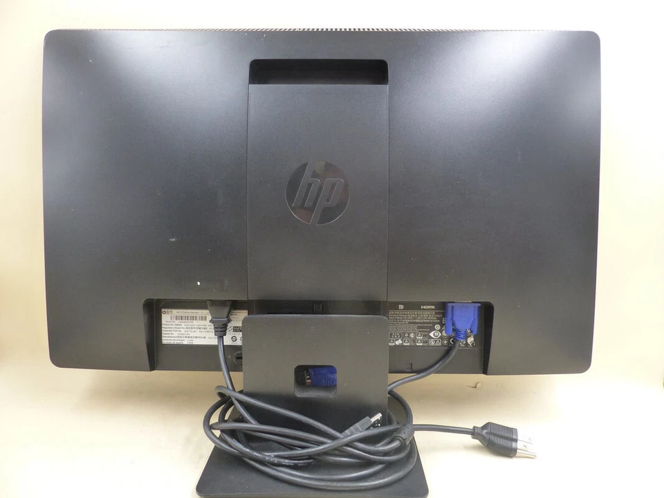 HP P240VA 24" LCD WIDESCREEN MONITOR DP HDMI VGA BLACK - Image 2 of 3