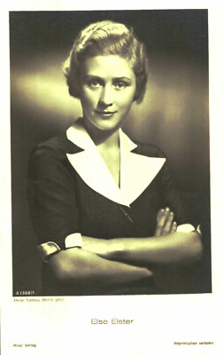 Else Elster    *  Original Ross Postkarte Postcard * Nr. 7356 f