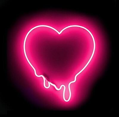 US STOCK 20''x16'' Make My Heart Melt Pink Acrylic Neon Sign Lamp Light Beer JY