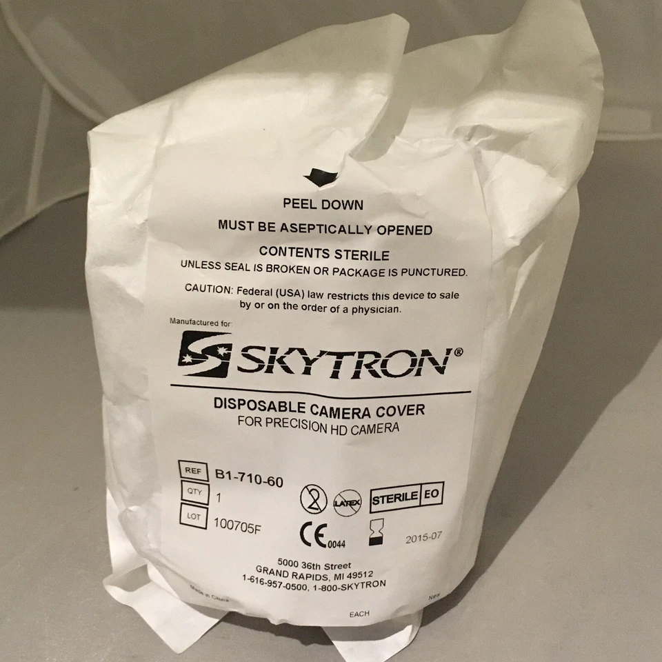 Cubierta de cámara desechable Skytron para cámara HD de precisión B1-710-60 Foto 2 de 3