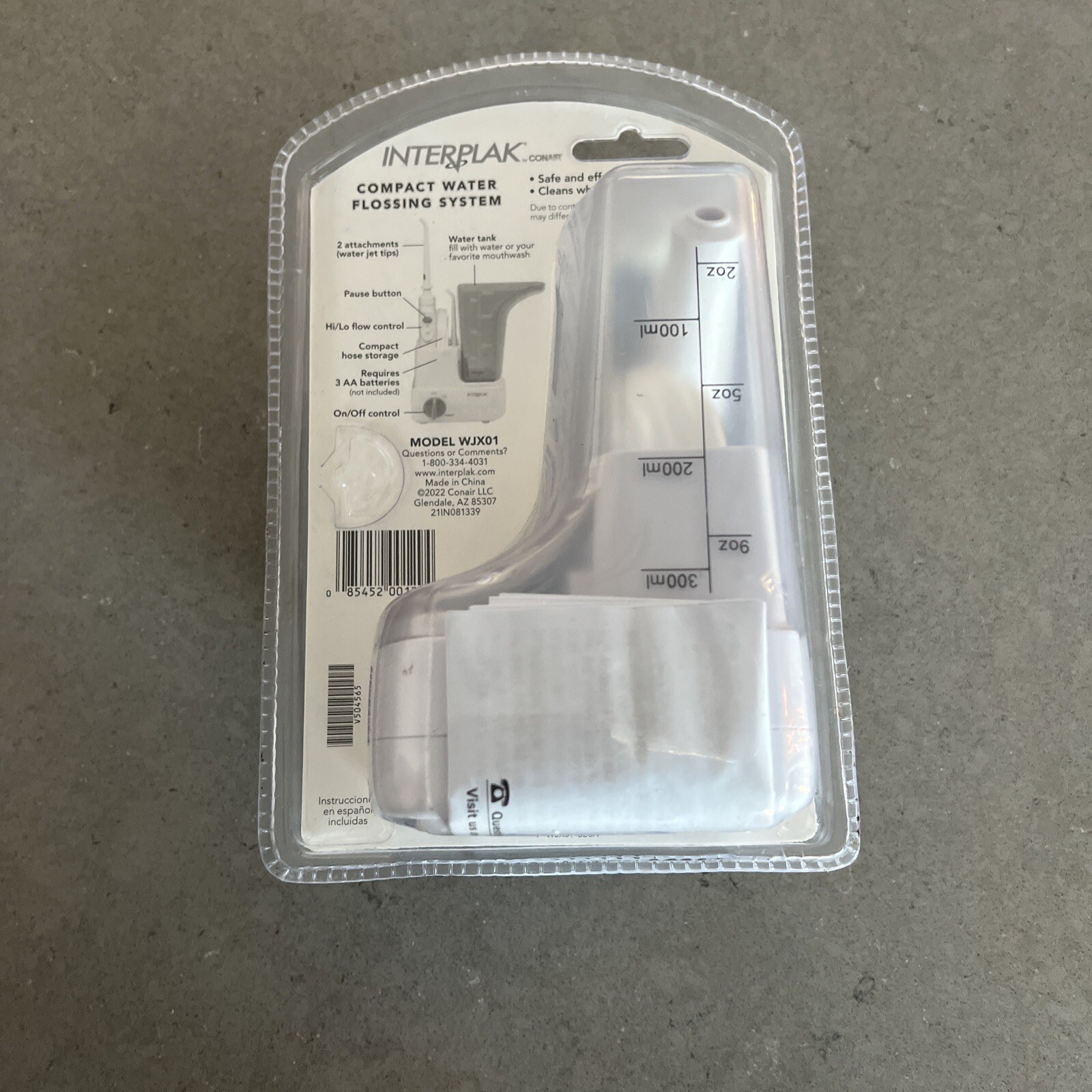 INTERPLAK Cordless Dental Water JET Flossing System WJXO1 Sealed FAST