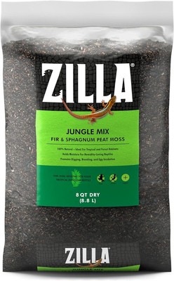 Zilla Pet Reptile Terrarium Substrate Bedding, 16.00 Pound (Pack of 1), Brown 
