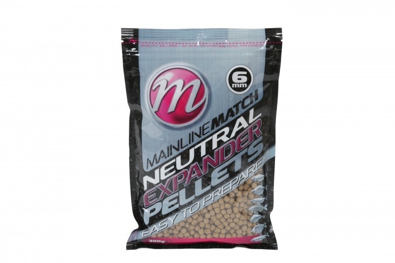 Mainline Expander Pellet Neutral 6mm 300g Match Carp Fishing Bream Tench Skimmer