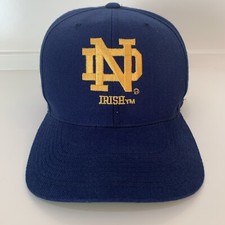 Vintage Notre Dame Irish Sports Specialties Plain Logo Fitted Hat 7 1/4