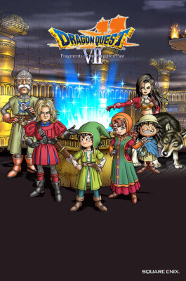Dragon Quest VII Fragments Of The Forgotten Past 3DS POSTER MADE