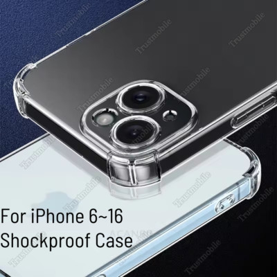Wholesale Lot For iPhone 16 15 14 13 12 11 XS X XR 8 7 6 Clear Phone Case Cover 