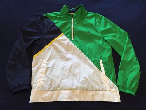 Nuevo Pullover de Golf Deportivo Fila Para Hombre Rompevientos Poliéster 1/2 Cremallera Talla Grande - Imagen 1 de 11