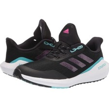 adidas EQ21 T5 Running Shoe, Black/Shock size Youth 3.5 Unisex