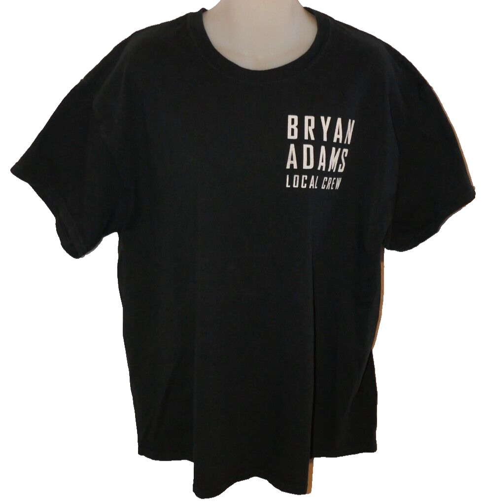Bryan Adams 2019 Tour Local Crew XL T-Shirt