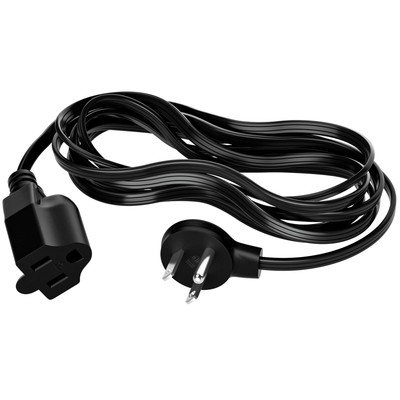 Flat Plug Extension Cord 15 Ft with Slim Space-Saving Plug Design Thin Flat C...