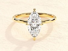 Marquise Moissanite Ring Brilliant and Affordable Alternative to Diamond Jewelry