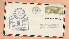 C17  FIRST FLIGHT AM 2 20th ANNIV AEROPLANE STA SPRINGFIELD ILL OCT 10,1932