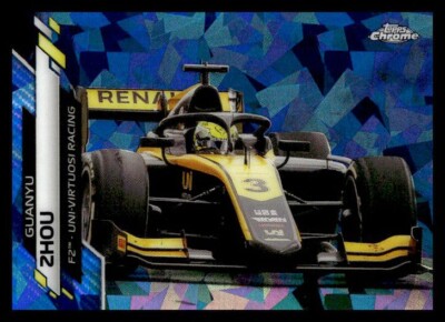 2020 Topps Chrome Sapphire Formula 1 #65 Guanyu Zhou F2 Cars | eBay